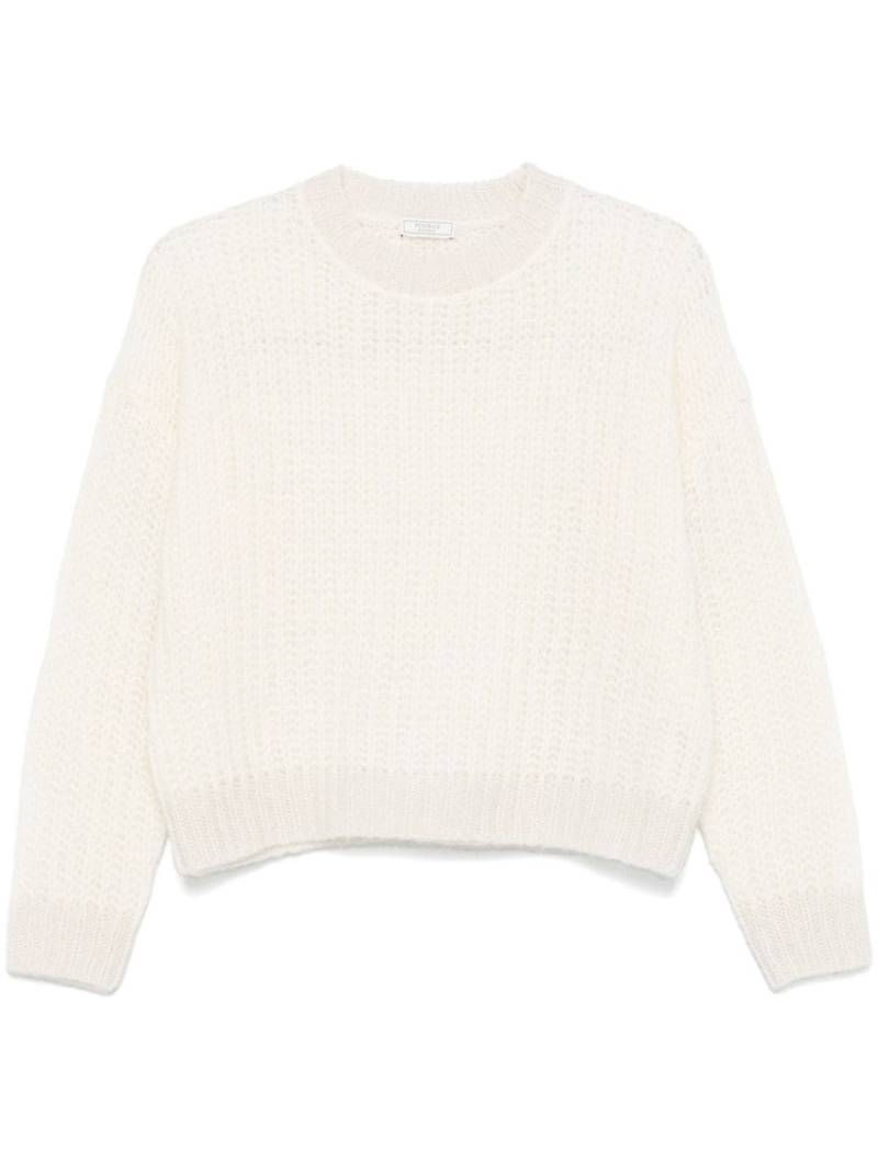 Peserico open-knit sweater - White von Peserico