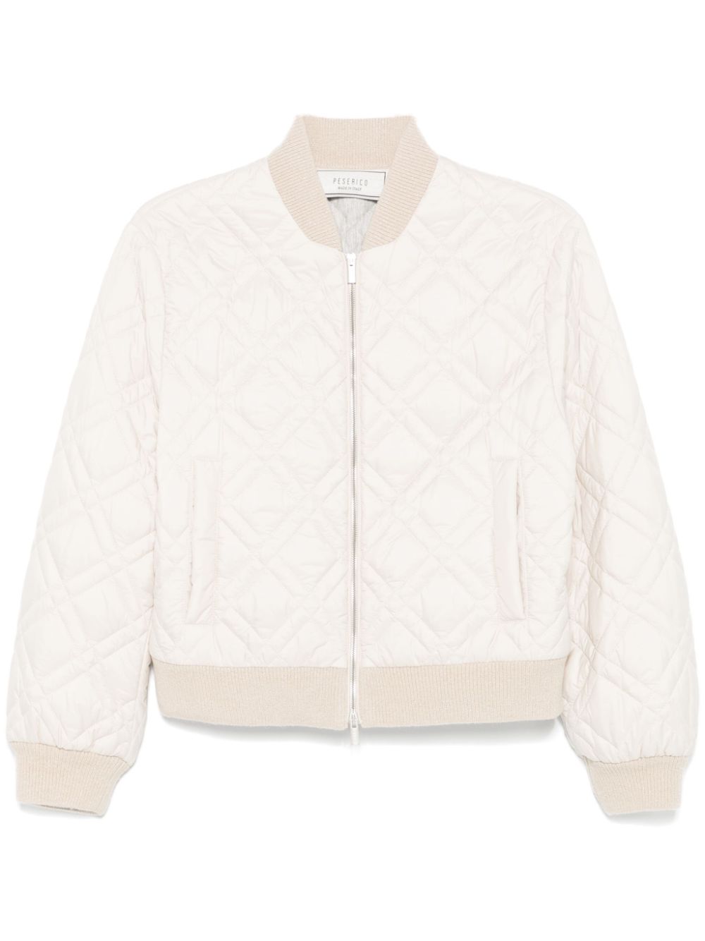 Peserico padded bomber jacket - Neutrals von Peserico