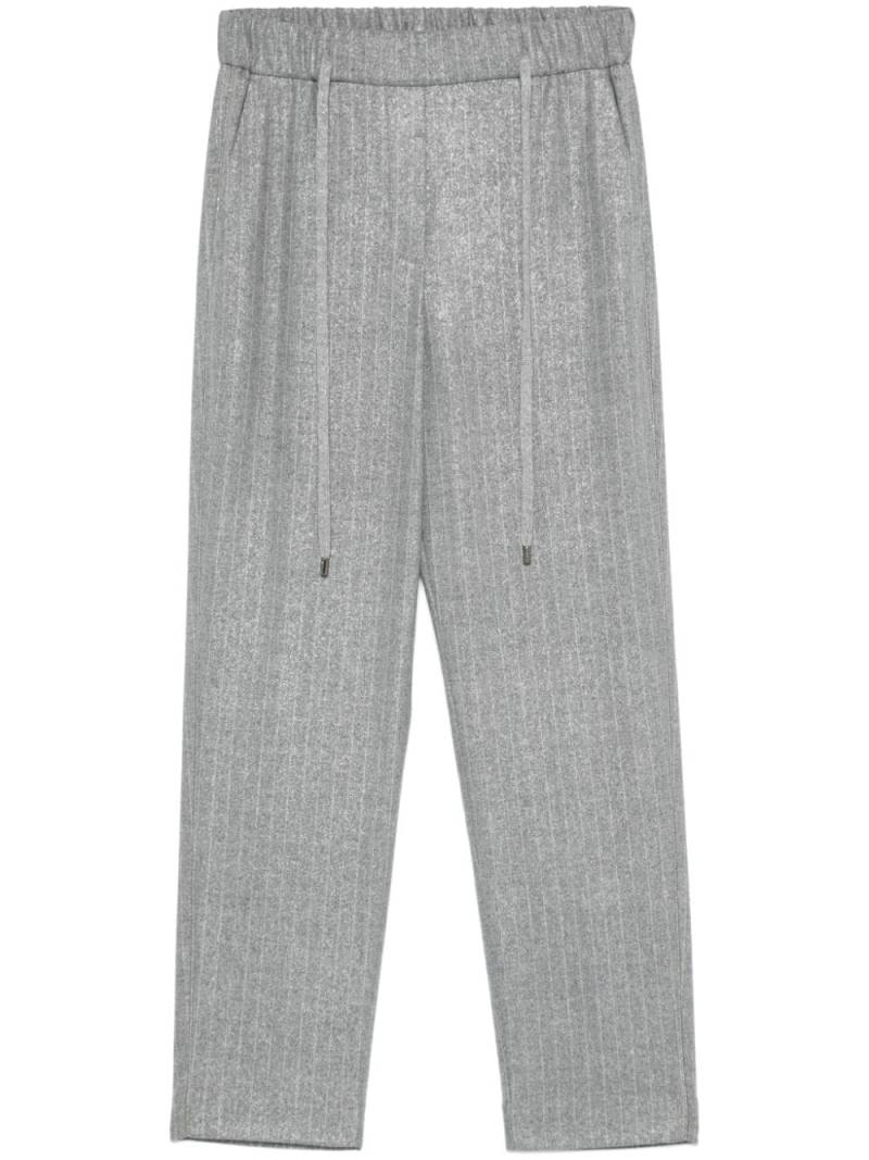 Peserico pinstriped trousers - Grey von Peserico