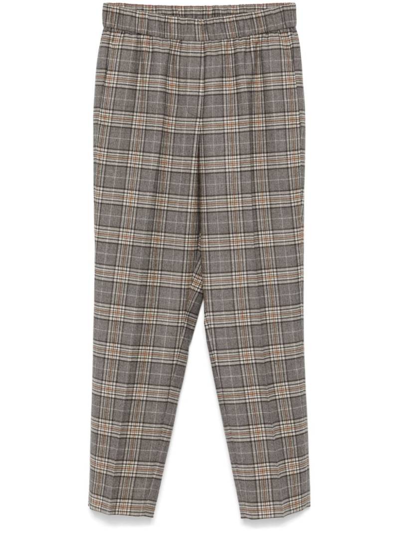 Peserico plaid-check trousers - Brown von Peserico