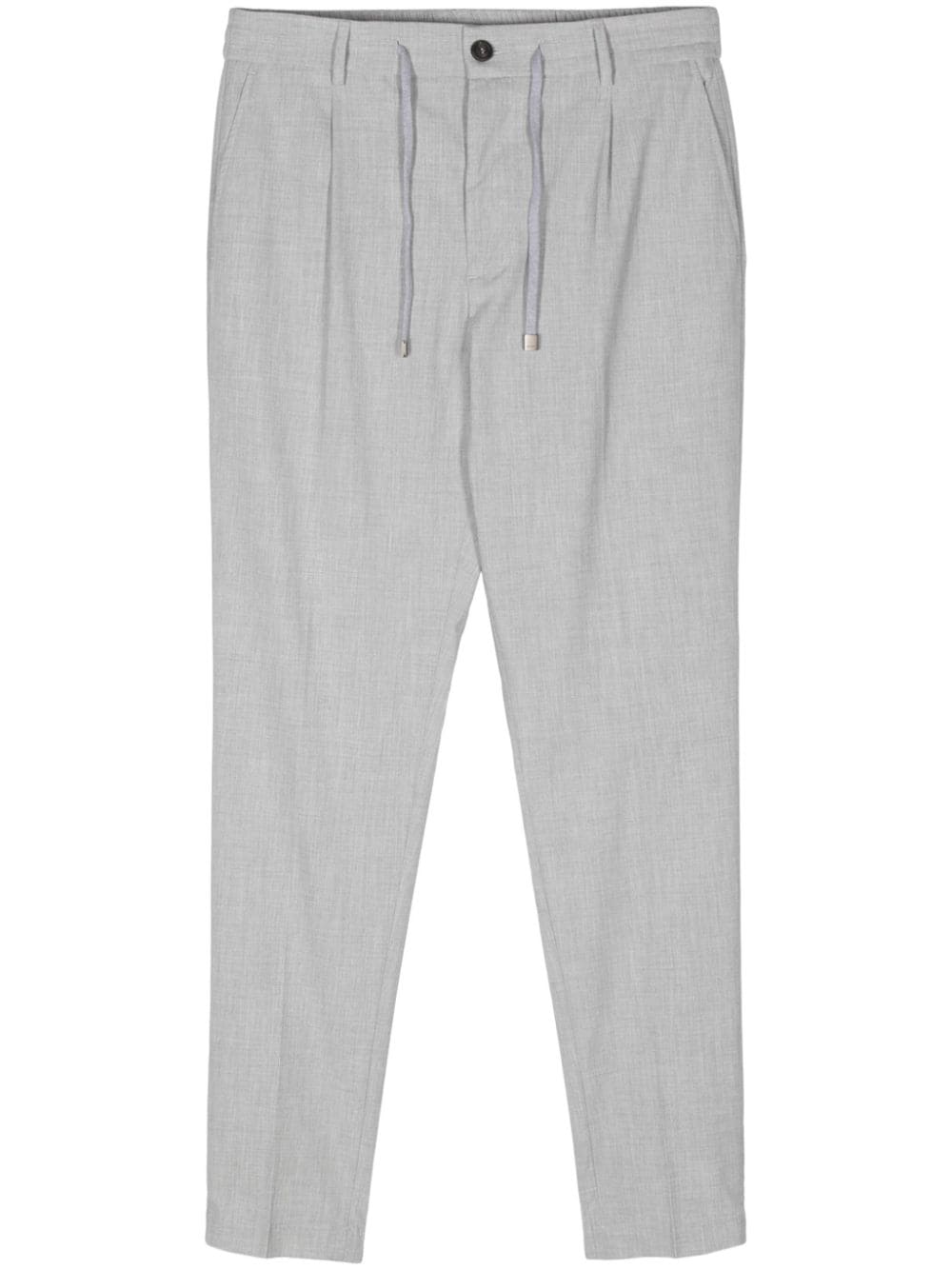 Peserico pleat-detailing straight-leg trousers - Grey von Peserico