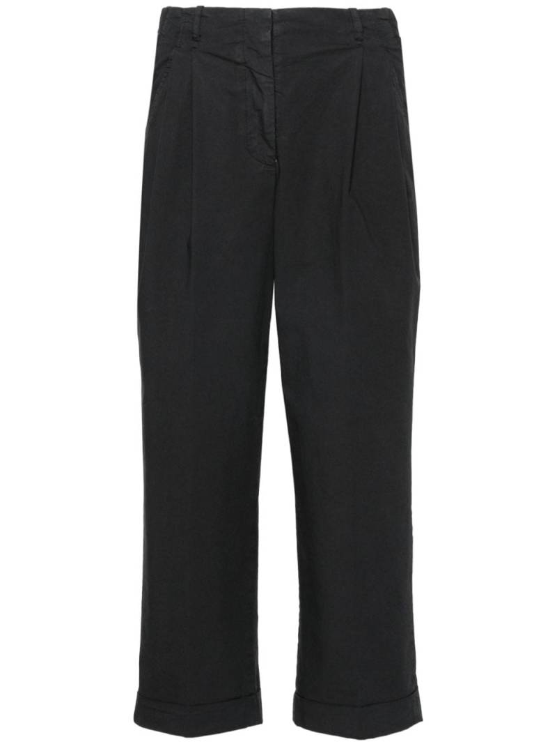 Peserico pleated cotton tapered trousers - Grey von Peserico