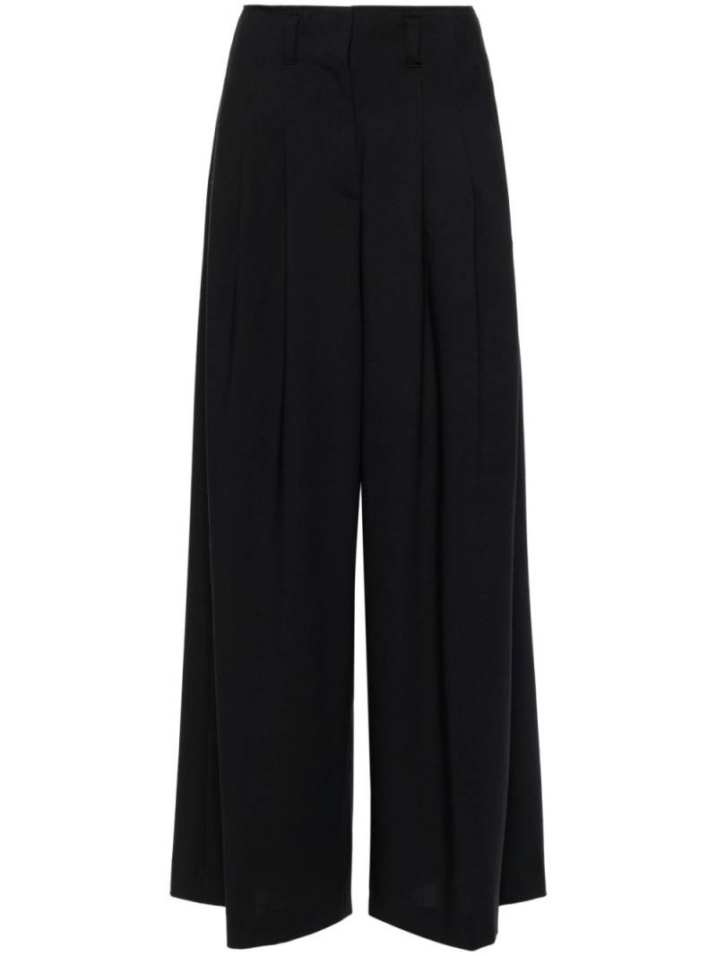 Peserico pleated palazzo pants - Blue von Peserico