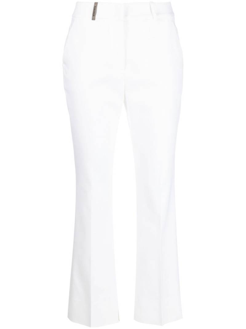 Peserico pressed-crease tailored trousers - White von Peserico