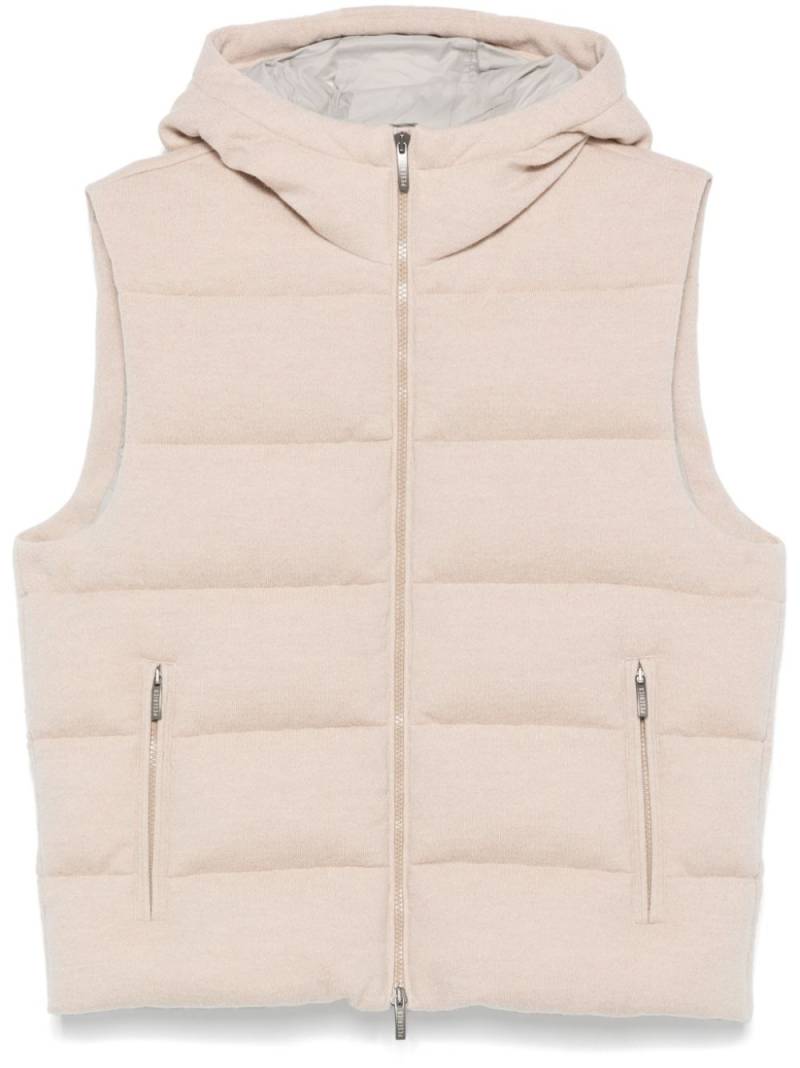 Peserico quilted gilet - Neutrals von Peserico