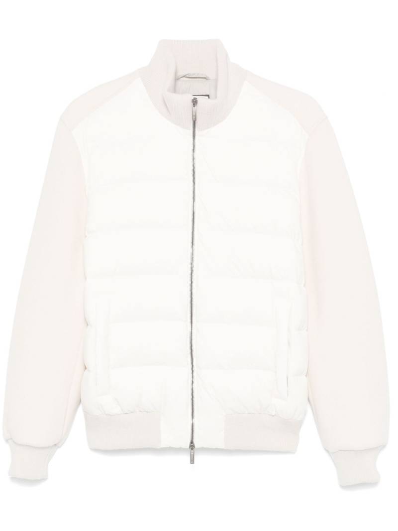 Peserico quilted-panels bomber jacket - White von Peserico