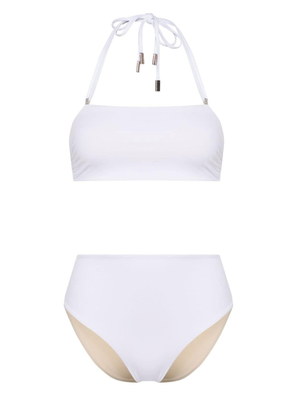 Peserico reversible bandeau bikini - White von Peserico