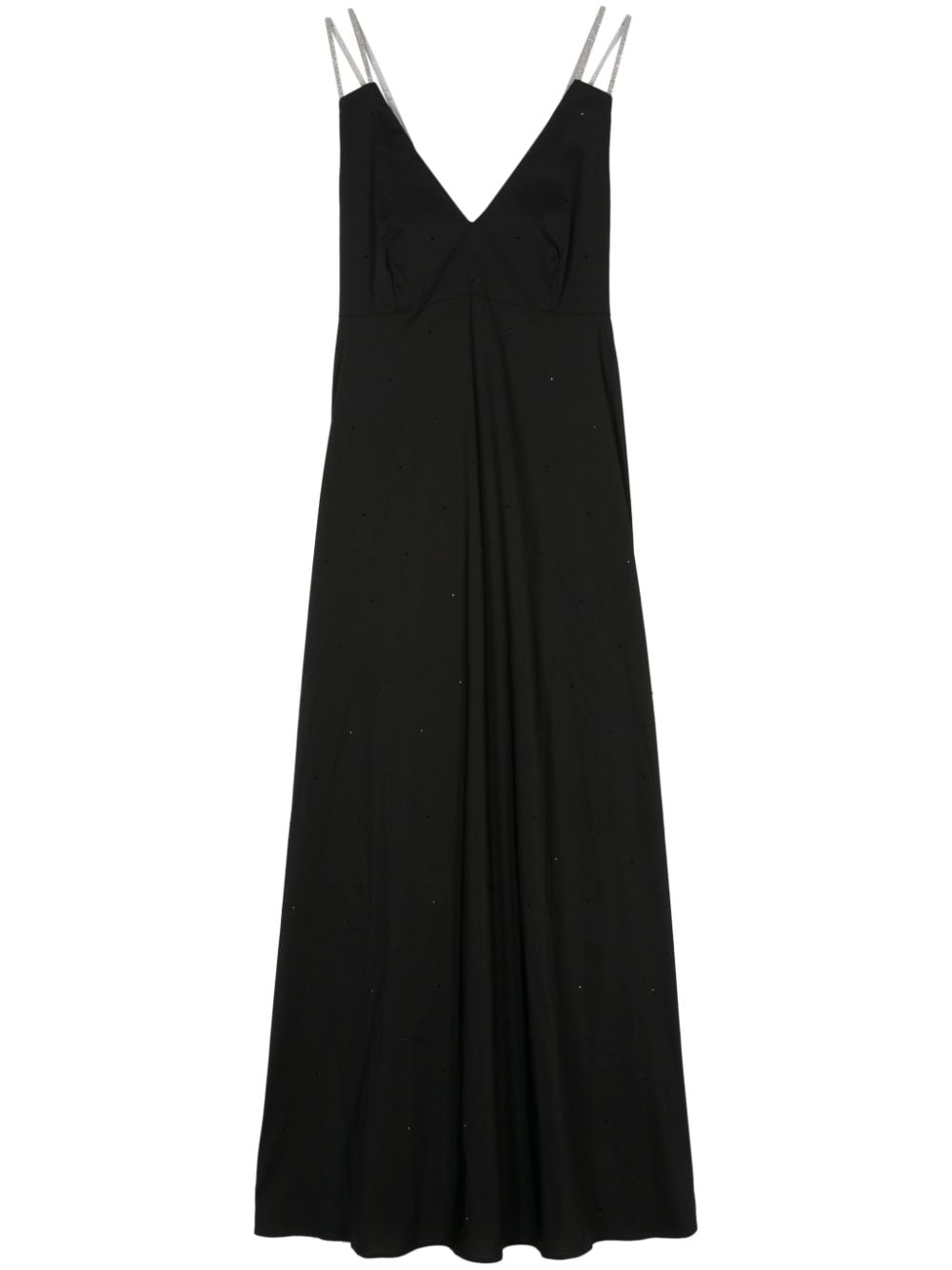 Peserico rhinestone-embellished maxi dress - Black von Peserico