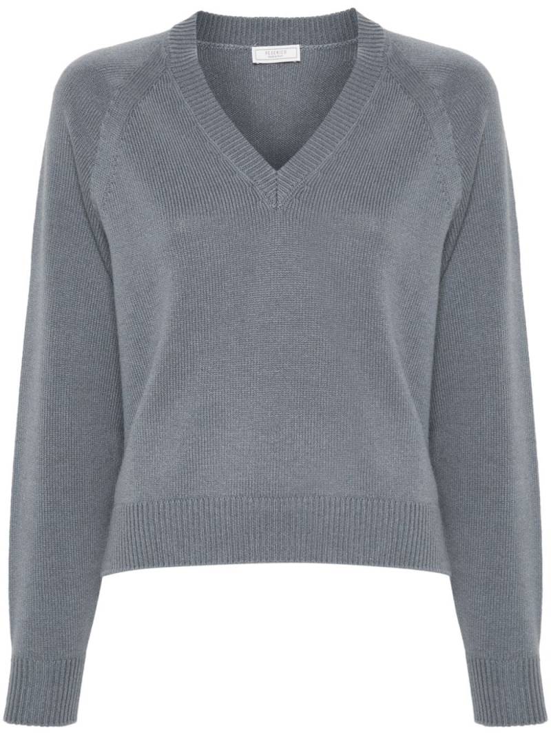 Peserico ribbed-knit sweater - Blue von Peserico