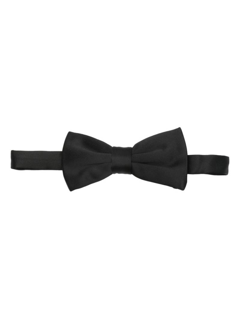 Peserico satin bow tie - Black von Peserico