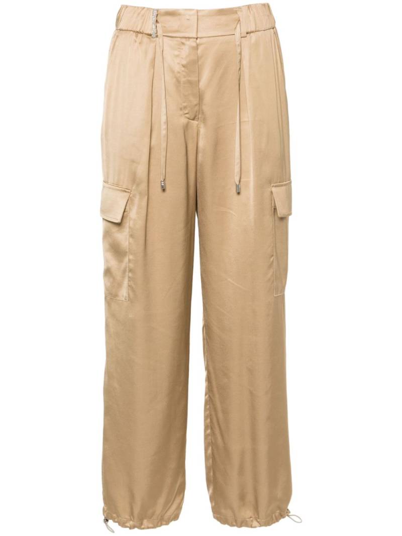 Peserico satin cargo pants - Neutrals von Peserico