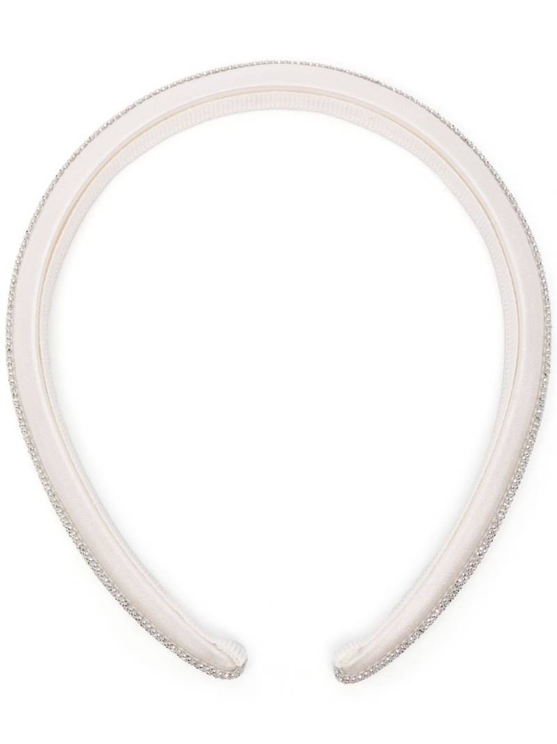 Peserico satin hair band - Neutrals von Peserico