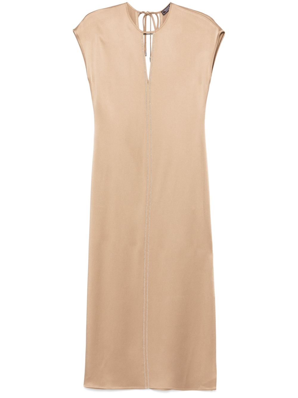 Peserico satin maxi dress - Neutrals von Peserico