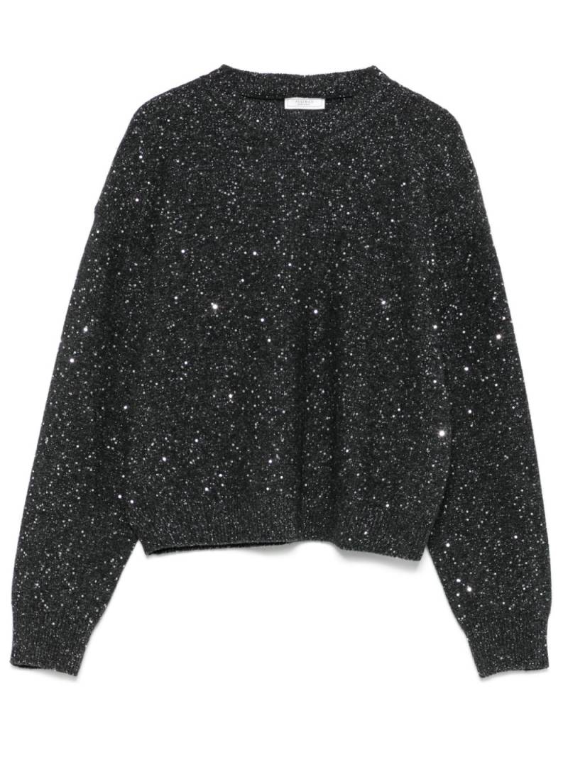 Peserico sequin-embellished knitted sweater - Grey von Peserico