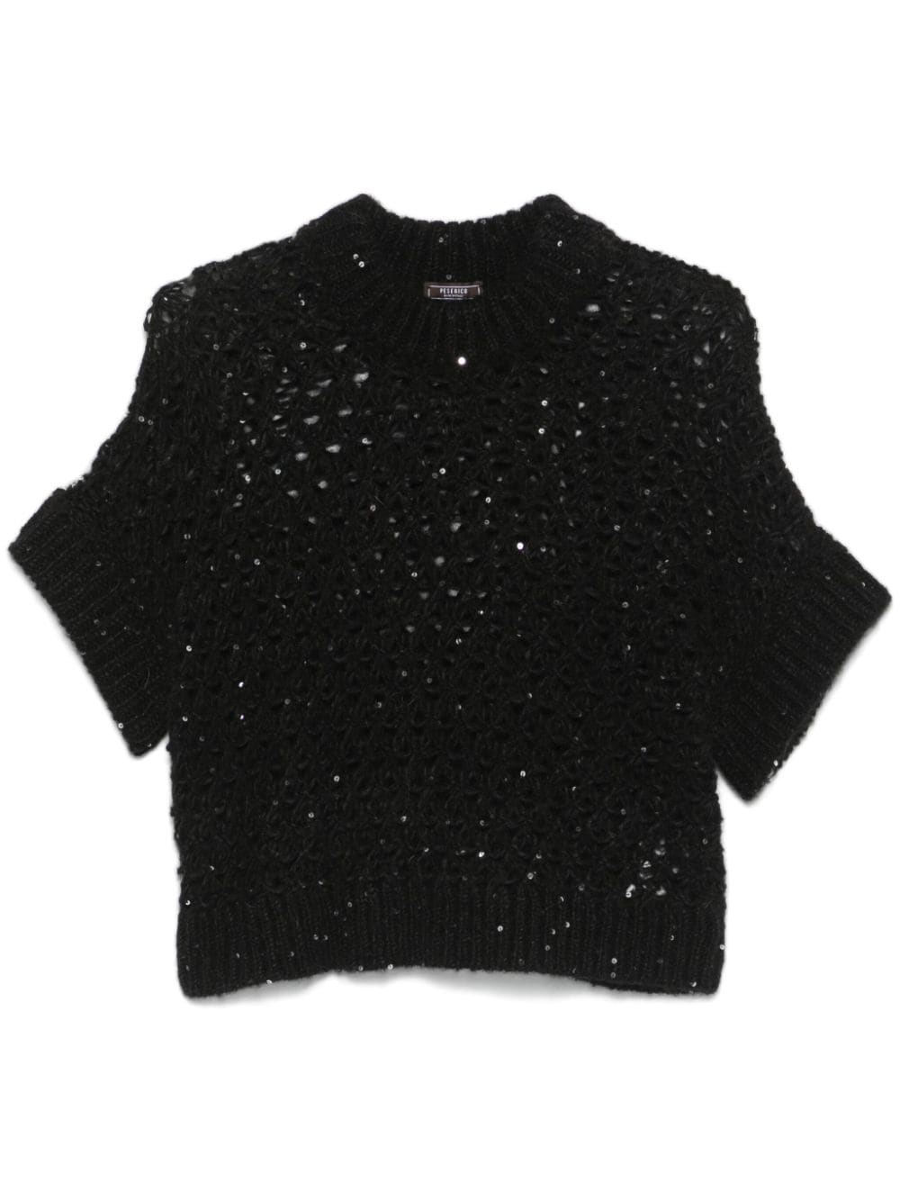 Peserico sequin-embellished sweater - Black von Peserico