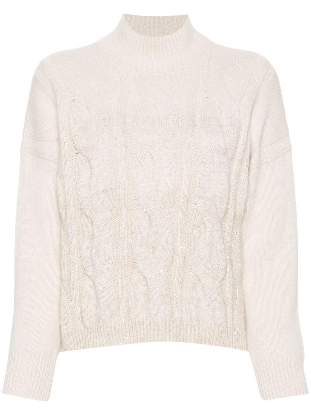 Peserico sequin-embellished sweater - Neutrals von Peserico