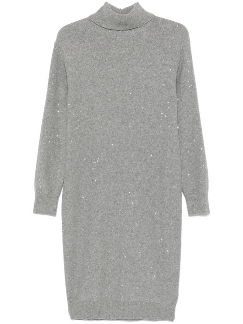 Peserico sequinned midi dress - Grey von Peserico