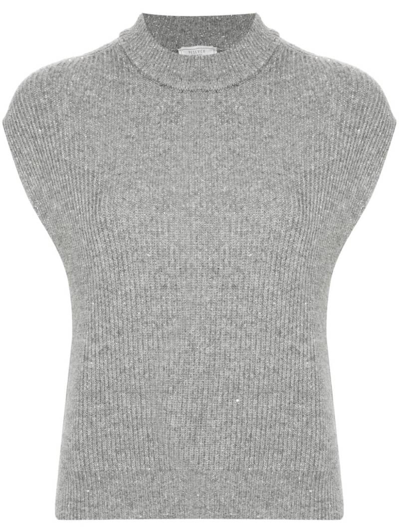 Peserico sequinned sweater - Grey von Peserico