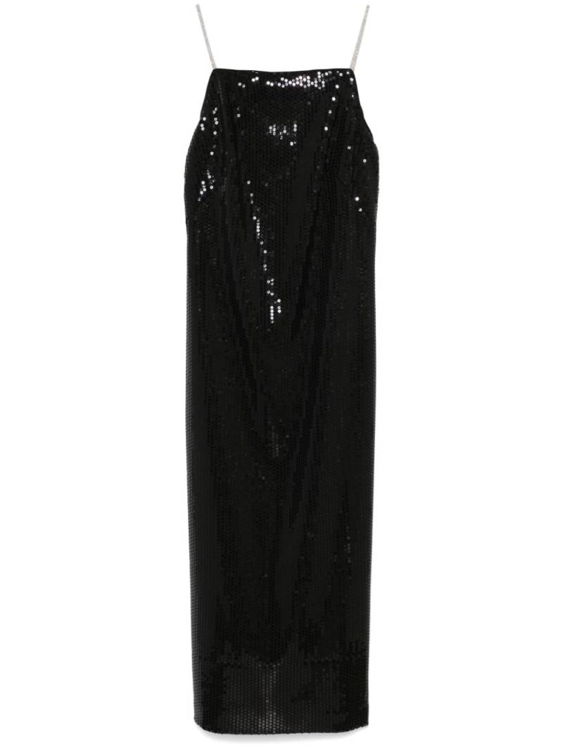 Peserico sequinned twill midi dress - Black von Peserico