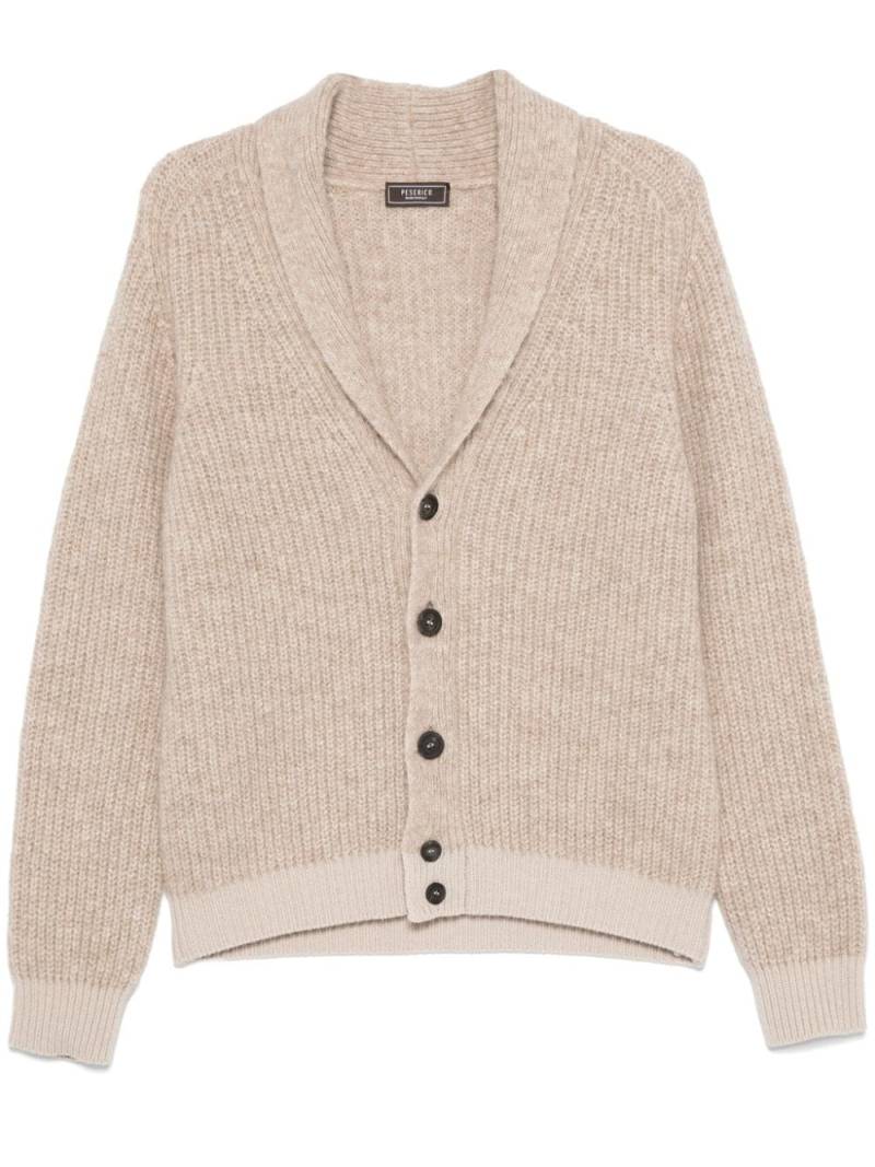 Peserico shawl-lapel cardigan - Neutrals von Peserico