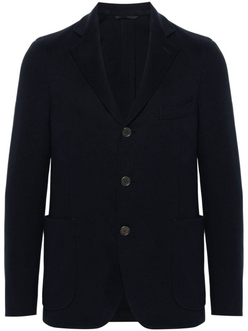 Peserico single-breasted cotton blazer - Blue von Peserico