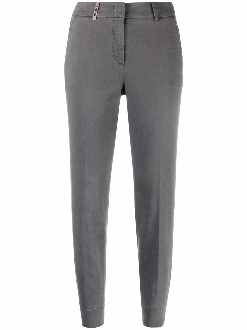 Peserico slim-cut trousers - Grey von Peserico