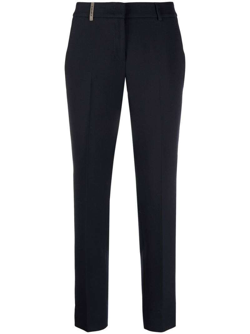 Peserico slim fit cropped trousers - Blue von Peserico