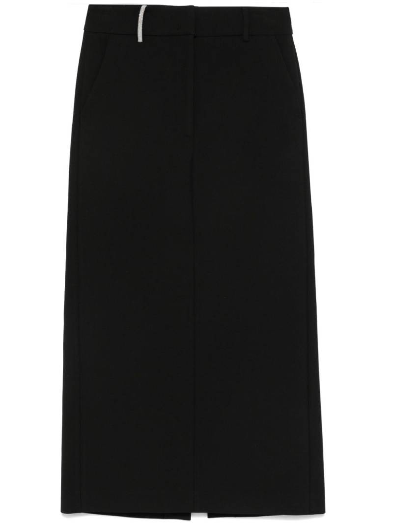 Peserico straight-cut midi skirt - Black von Peserico