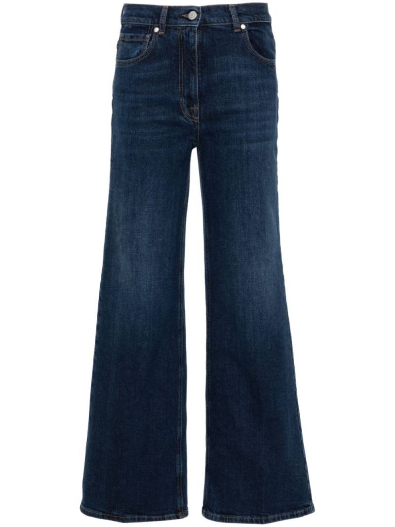 Peserico stretch-cotton palazzo jeans - Blue von Peserico