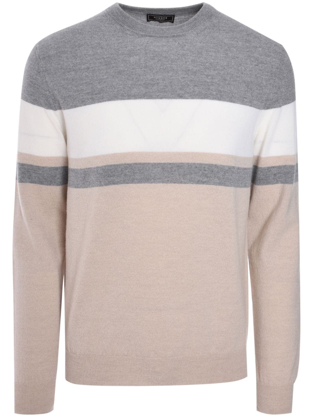 Peserico stripe-detailing jumper - Neutrals von Peserico