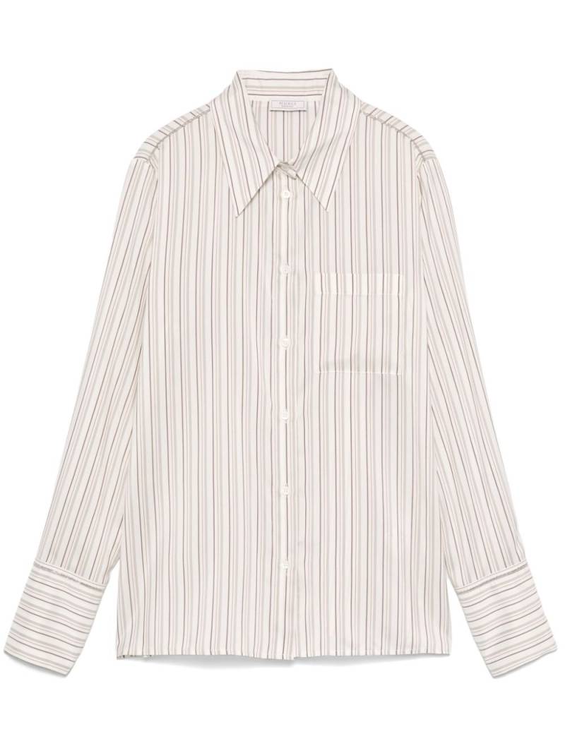 Peserico striped shirt - White von Peserico