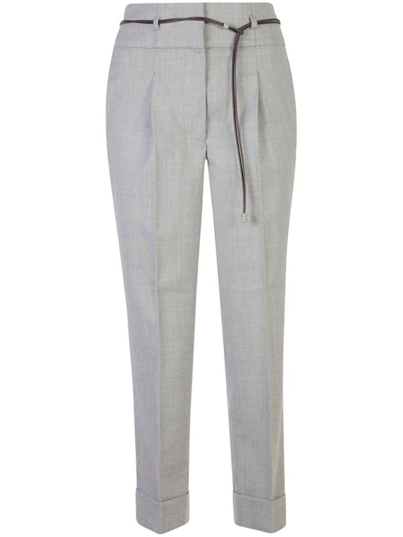 Peserico tapered-leg trousers - Grey von Peserico