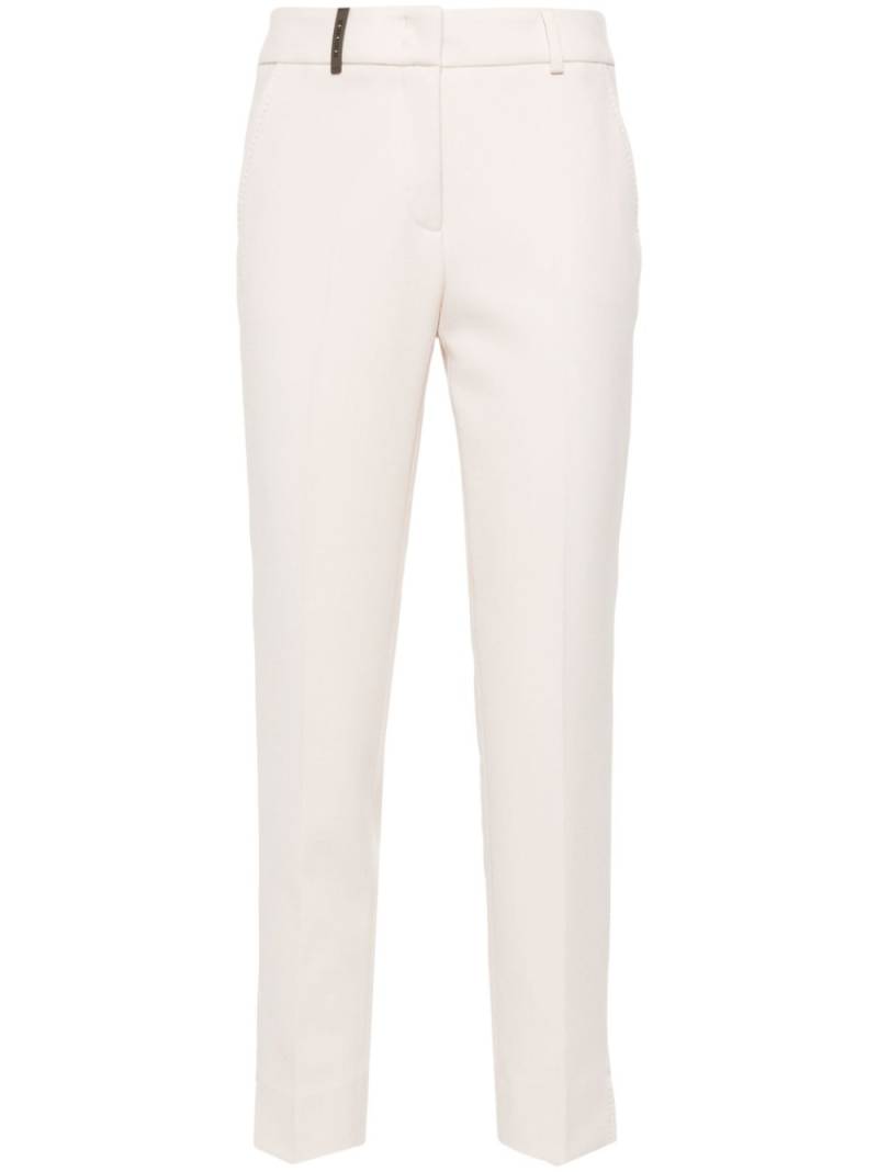 Peserico tapered trousers - Neutrals von Peserico