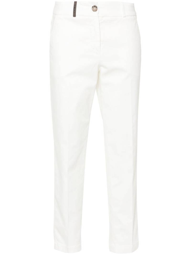 Peserico tapered trousers - White von Peserico