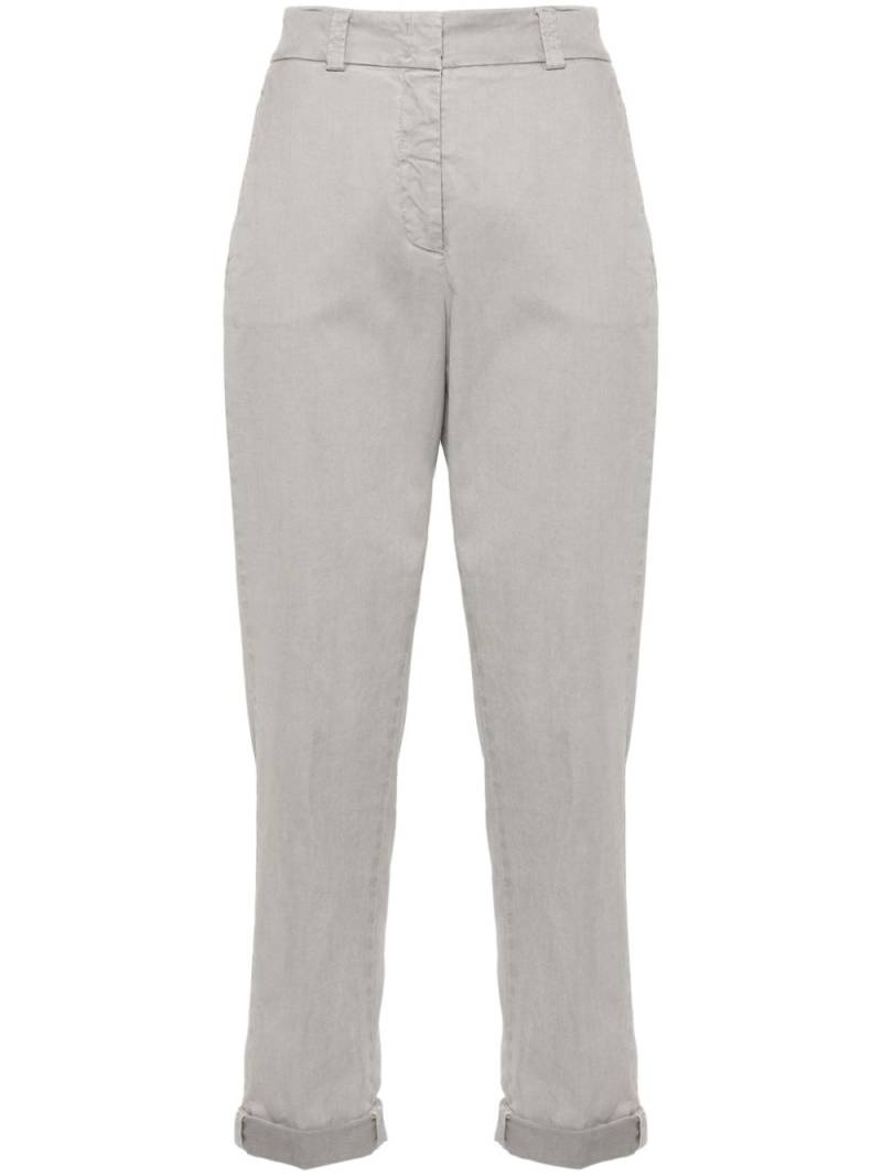 Peserico twill trousers - Grey von Peserico