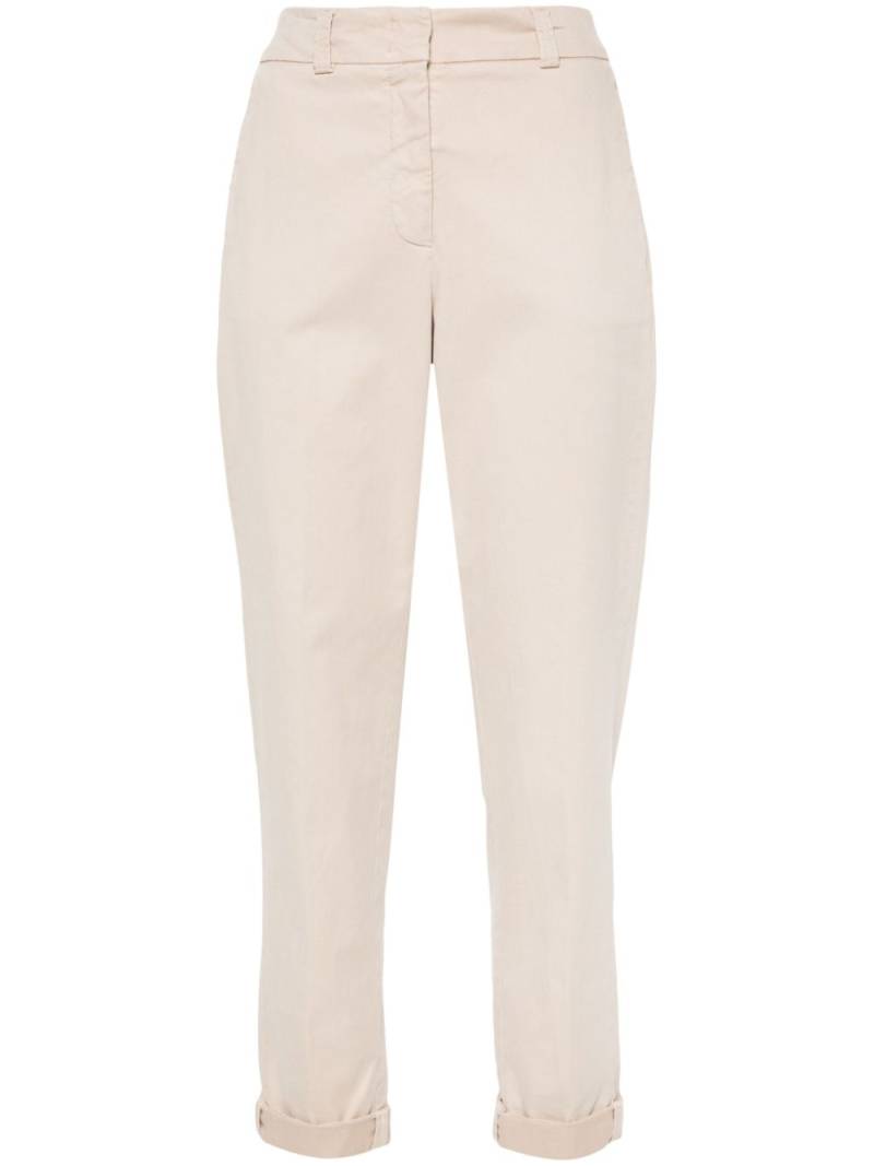 Peserico twill trousers - Neutrals von Peserico