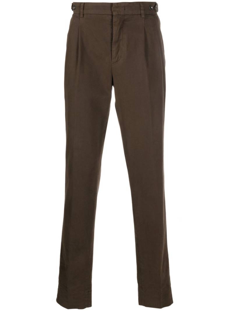 Peserico waist-tab cotton trousers - Brown von Peserico