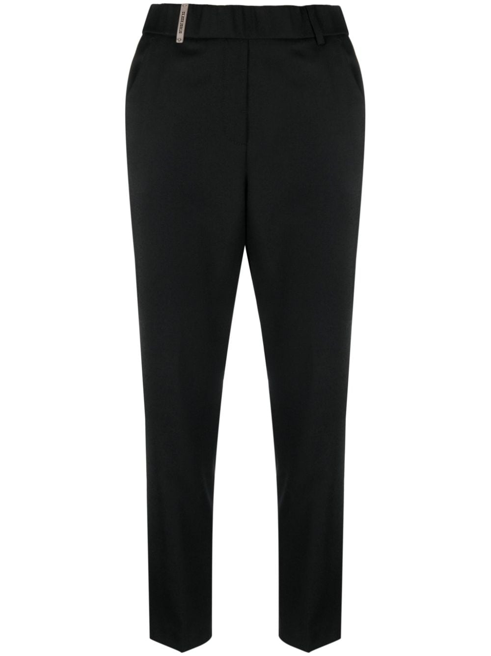 Peserico wool-blend cropped trousers - Black von Peserico