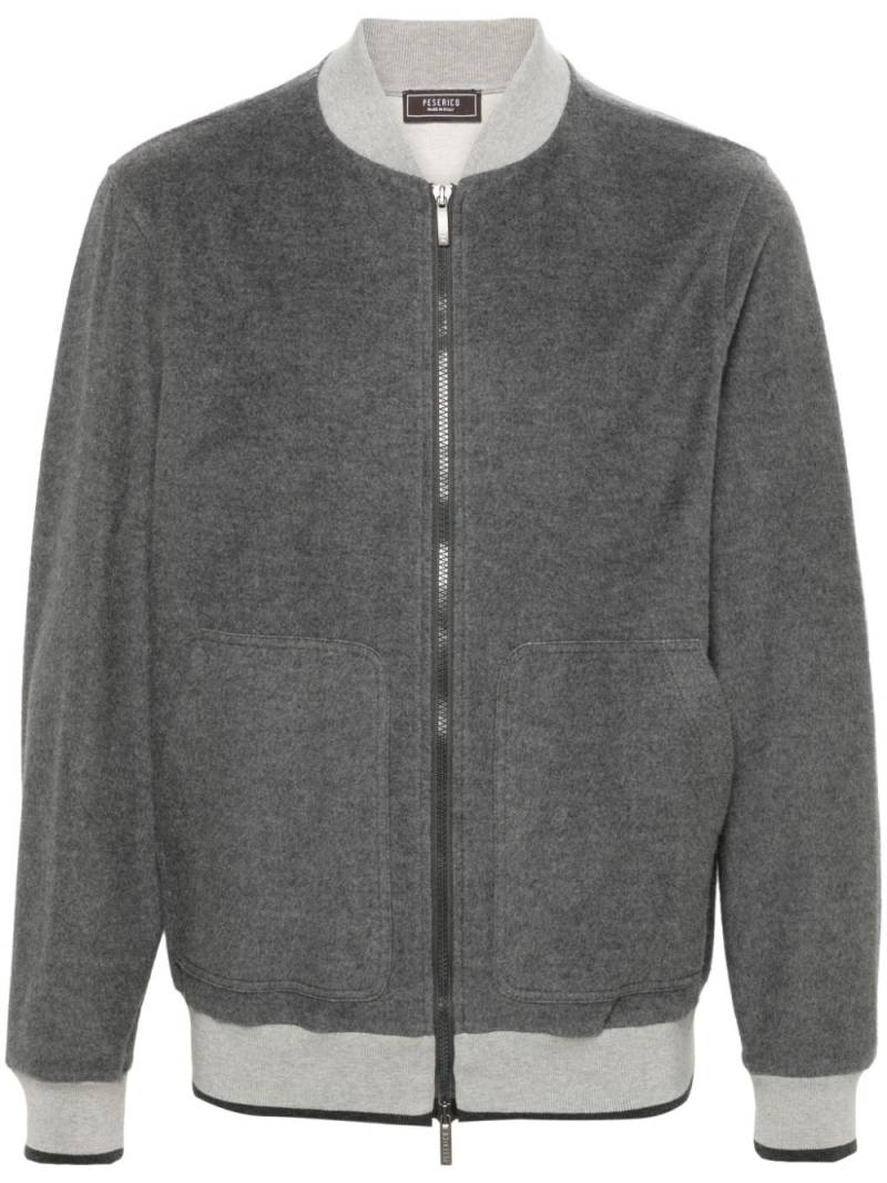 Peserico zip-up bomber jacket - Grey von Peserico