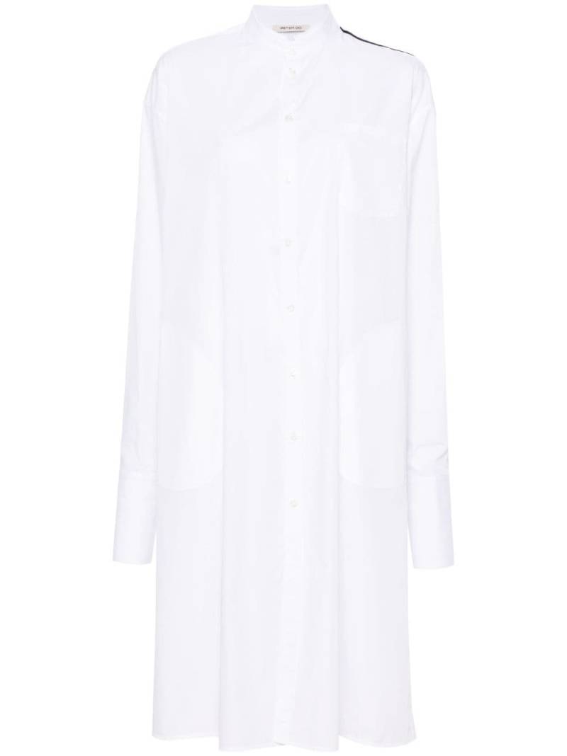 Peter Do band-collar midi shirt dress - White von Peter Do