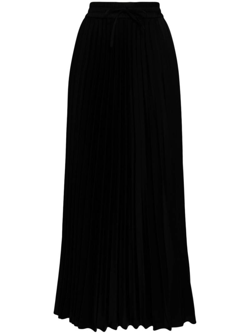 Peter Do side-stripe pleated skirt - Black von Peter Do