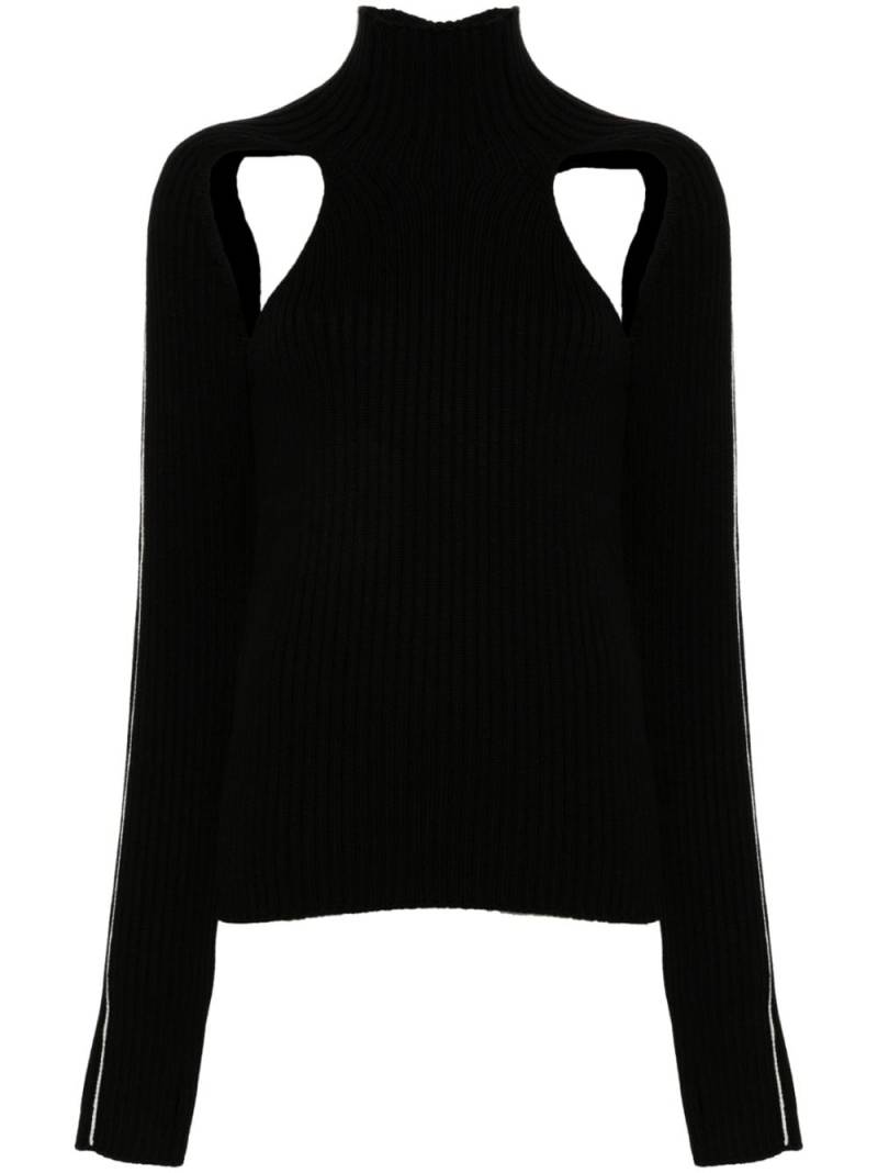 Peter Do cut-out sweater - Black von Peter Do