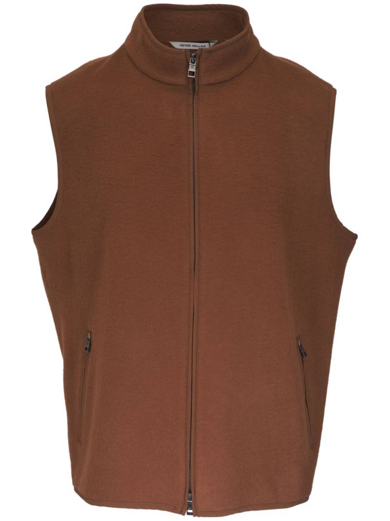 Peter Millar Crown Flex vest - Brown von Peter Millar