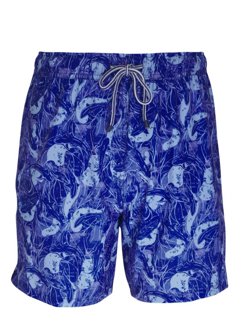 Peter Millar Shark Sighting swim shorts - Blue von Peter Millar