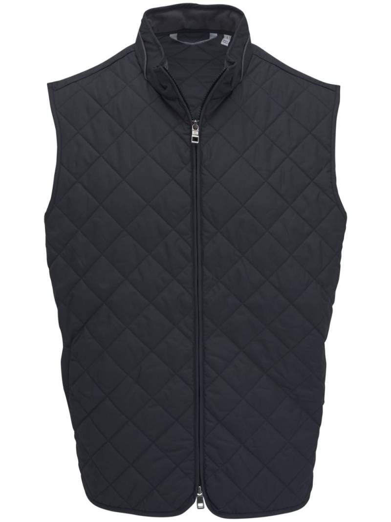 Peter Millar diamond-quilted gilet - Black von Peter Millar