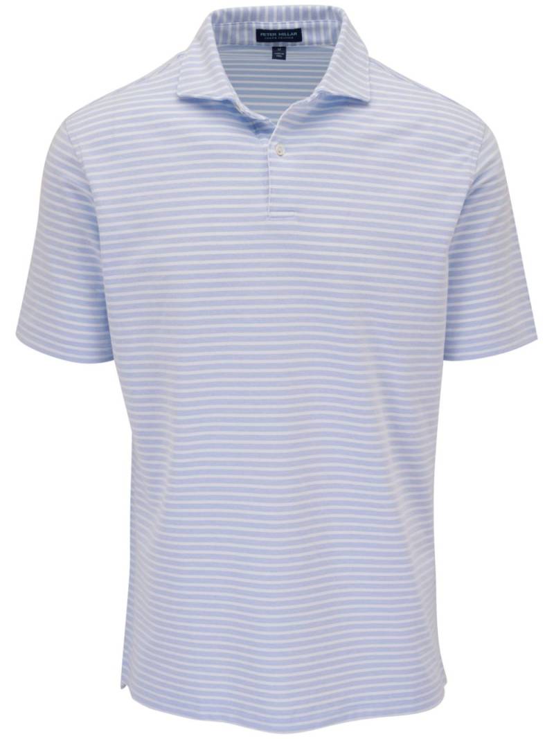 Peter Millar stripe-print polo shirt - Blue von Peter Millar