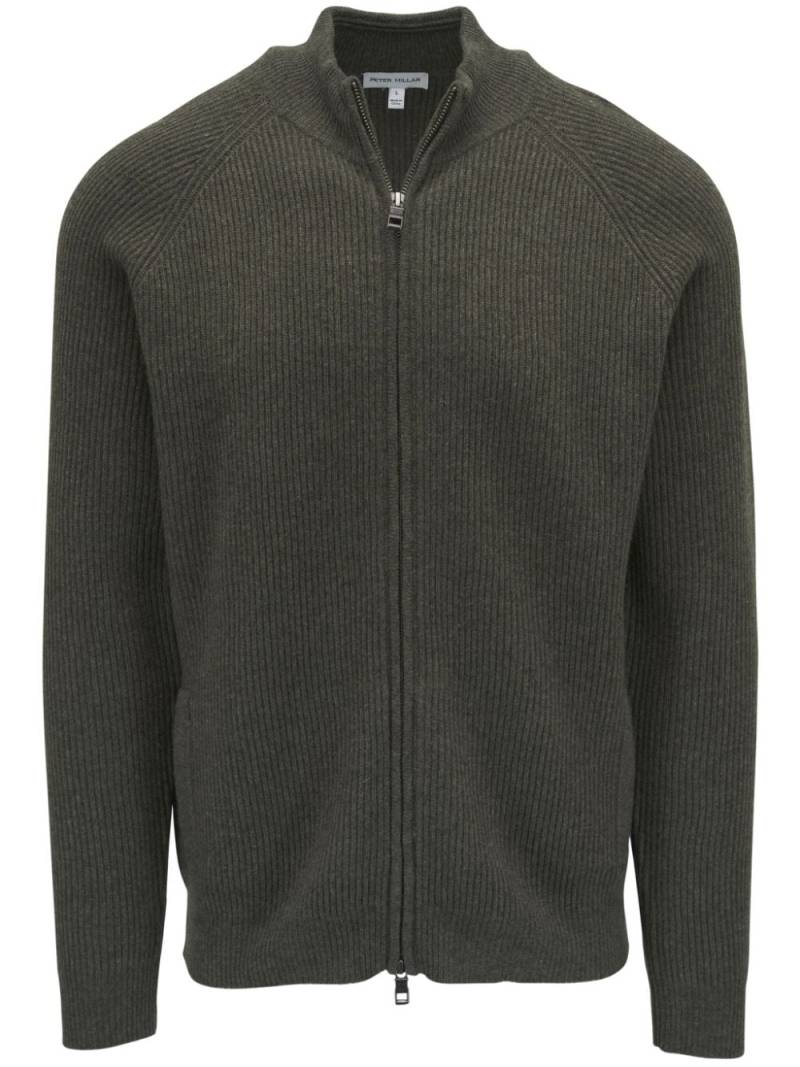 Peter Millar zipped cardigan - Grey von Peter Millar