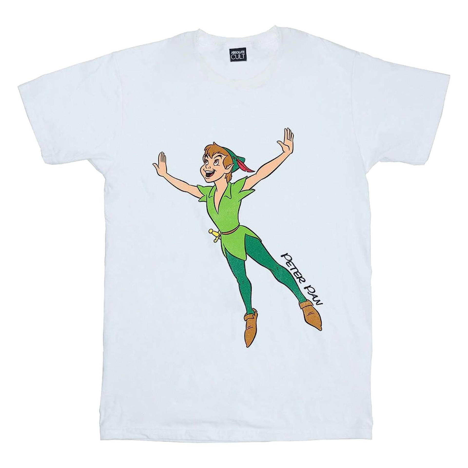 Peter Pan - Classic Flying TShirt, 128, Weiss von Peter Pan