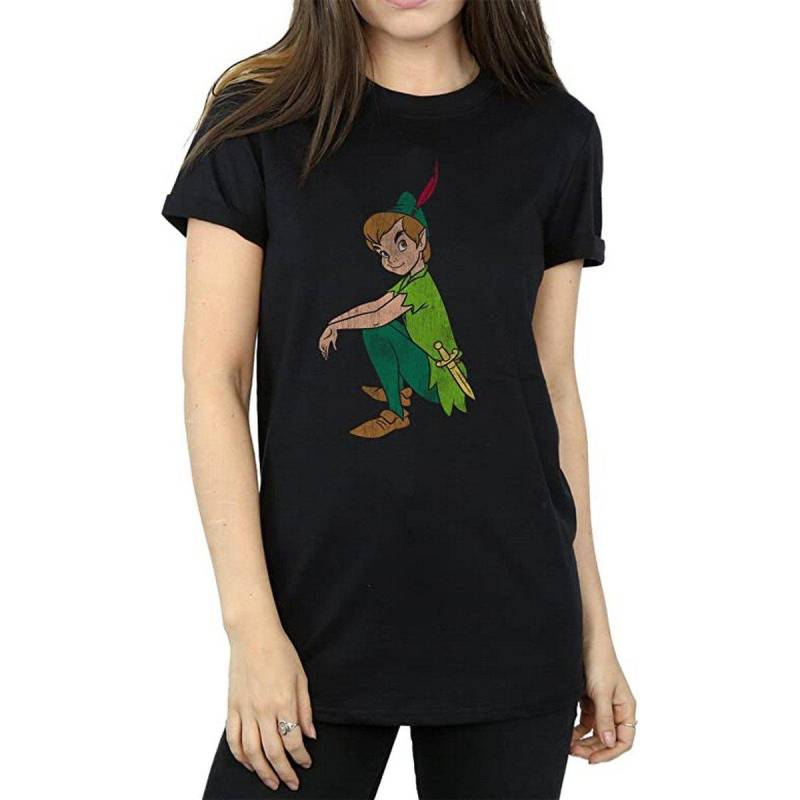 Classic Tshirt Damen Schwarz L von Peter Pan