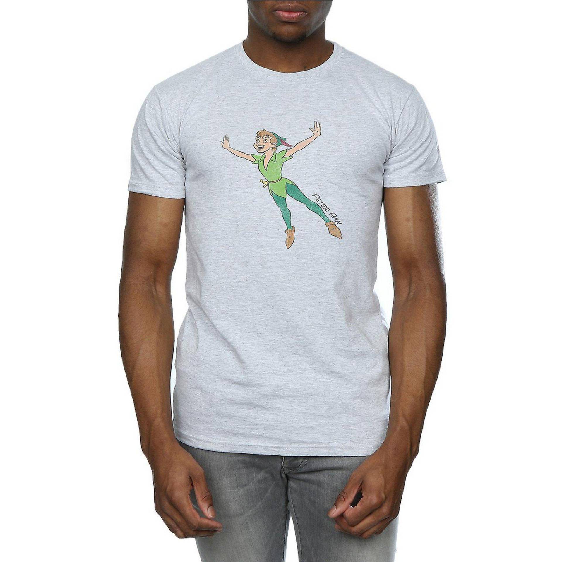 Peter Pan - Classic TShirt, für Herren, Grau, Größe L von Peter Pan